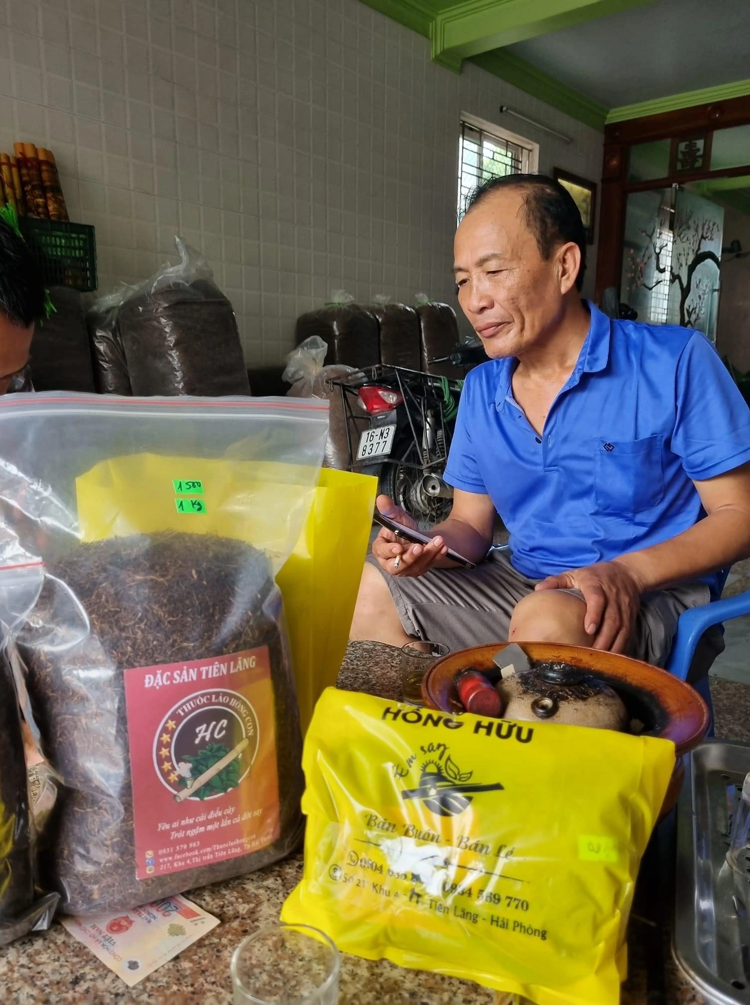 Thuốc lào Hồng Con Trải nghiệm sản phẩm