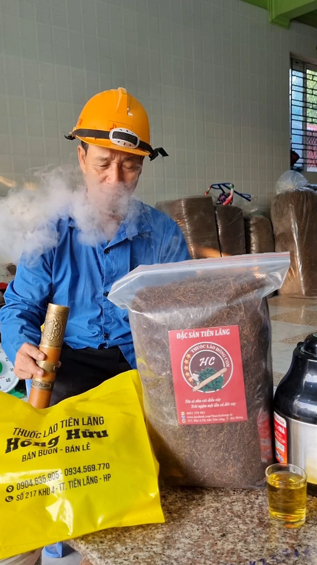 Thuốc lào Hồng Con Trải nghiệm sản phẩm